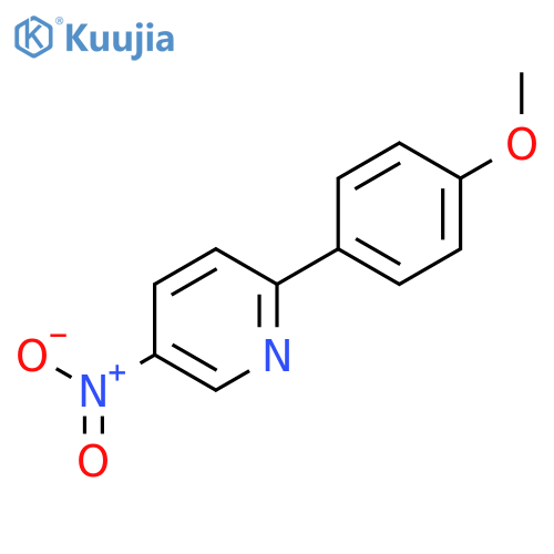 2-(4-Methoxyphenyl)-5-nitropyridine structure