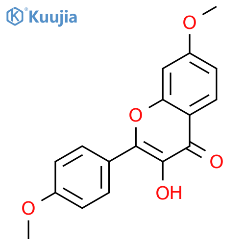 4H-1-Benzopyran-4-one,3-hydroxy-7-methoxy-2-(4-methoxyphenyl)- structure