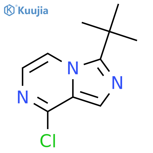3-tert-butyl-8-chloroimidazo[1,5-a]pyrazine structure
