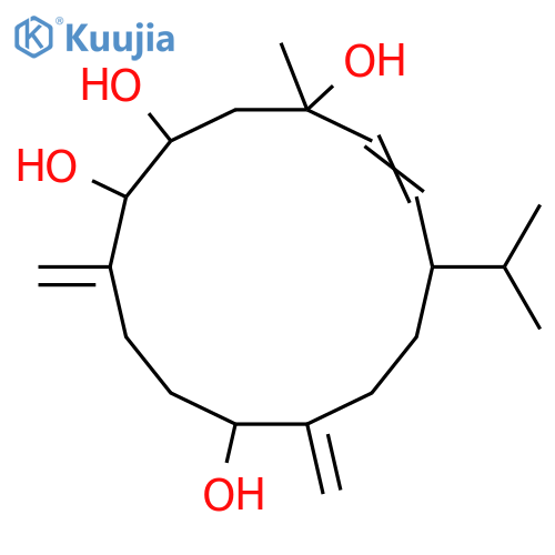 2,8(19),12(20)-Cembratriene-4,6,7,11-tetrol; (1S,2E,4S,6R,7S,11S)-form structure
