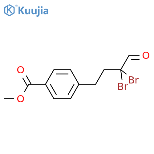 Methyl 4-(3,3-Dibromo-4-oxobutyl)benzoate structure