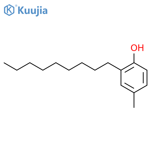Phenol,4-methyl-2-nonyl- structure