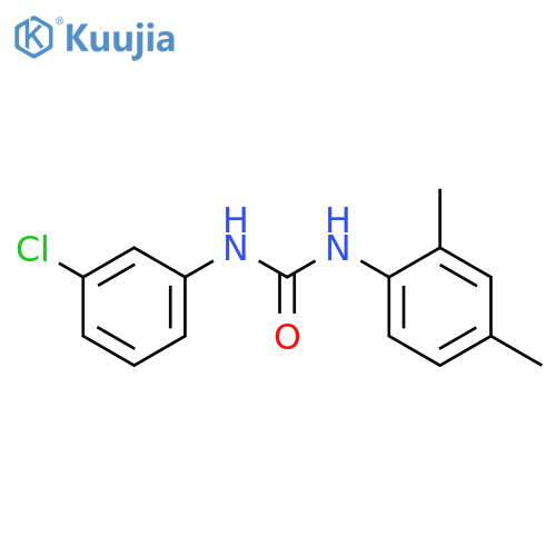 1-(3-chlorophenyl)-3-(2,4-dimethylphenyl)urea structure