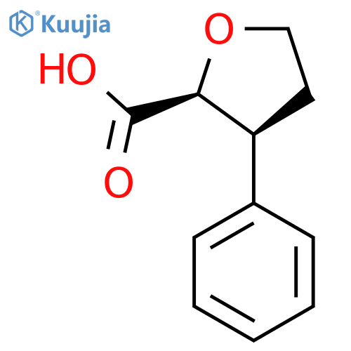 rac-(2R,3R)-3-phenyloxolane-2-carboxylic acid, cis structure