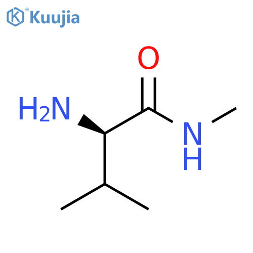 (2R)-2-amino-N,3-dimethylbutanamide structure