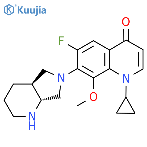 Moxifloxacin Decarboxy Analog structure