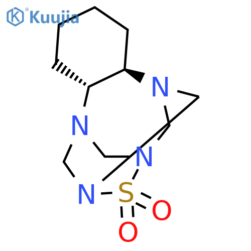 (7aR,11aR)hexahydro-1,5:3,7-dimethano-4,1,3,5,7-benzothiatetrazonine 4,4-dioxide structure