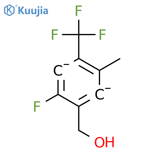 2-Fluoro-5-methyl-4-(trifluoromethyl)-benzyl alcohol structure