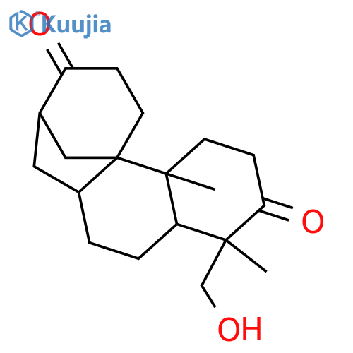 18-Hydroxy-17-nor-3,16-aphidicolanedione structure