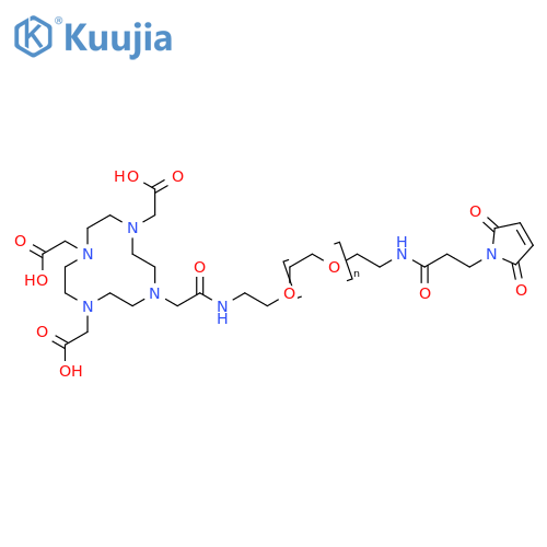 DOTA-PEG(11)-MAL*2TFA structure