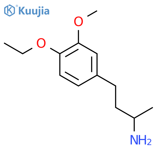 4-(4-ethoxy-3-methoxyphenyl)butan-2-amine structure