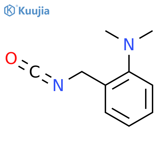 2-(isocyanatomethyl)-N,N-dimethylaniline structure