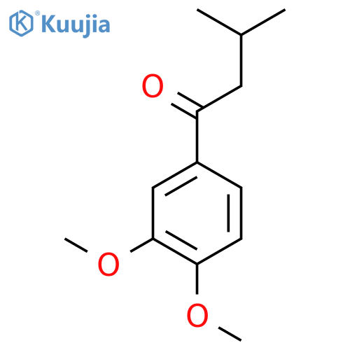 3',4'-Dimethoxy-3-methylbutyrophenone structure