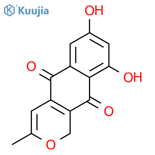 1H-Naphtho[2,3-c]pyran-5,10-dione,7,9-dihydroxy-3-methyl- structure