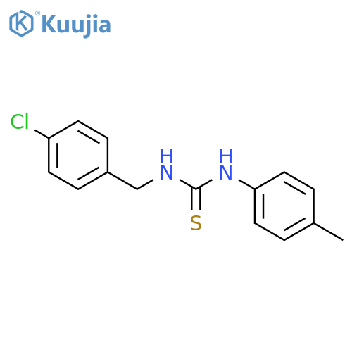 1-(4-chlorobenzyl)-3-(4-methylphenyl)thiourea structure