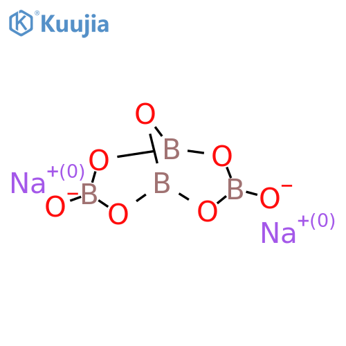 Sodium tetraborate structure