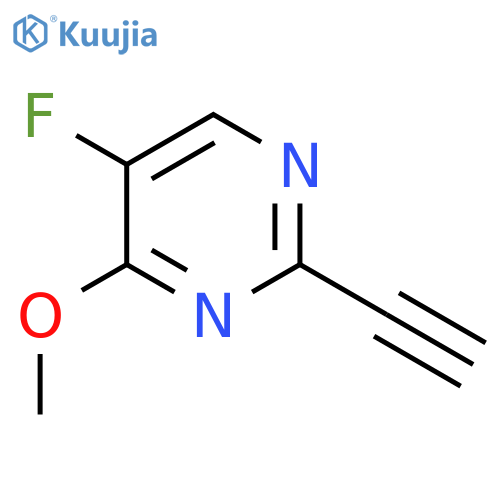 2-Ethynyl-5-fluoro-4-methoxypyrimidine structure