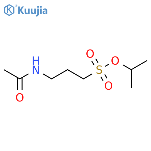 Isopropyl-N-acetyl Homotaurinate structure