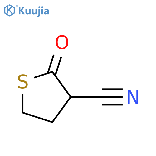 2-oxothiolane-3-carbonitrile structure
