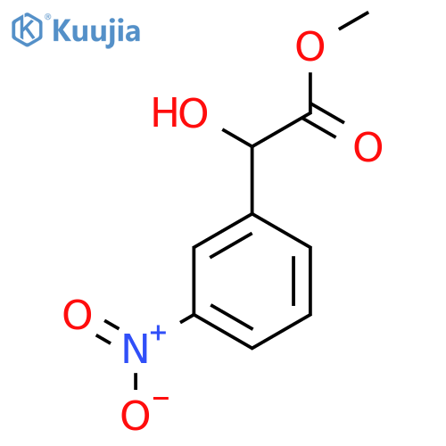 methyl 2-hydroxy-2-(3-nitrophenyl)acetate structure
