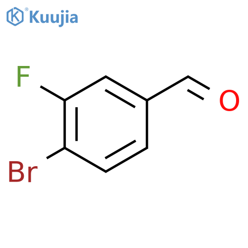 4-Bromo-3-fluorobenzaldehyde structure