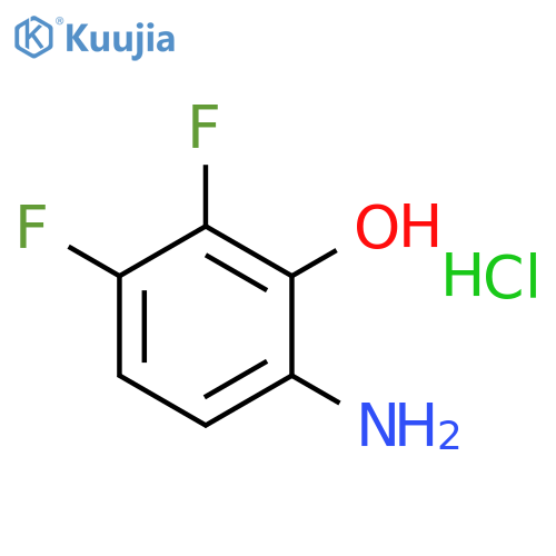 3,4-Difluoro-2-hydroxyaniline, hydrochloride structure