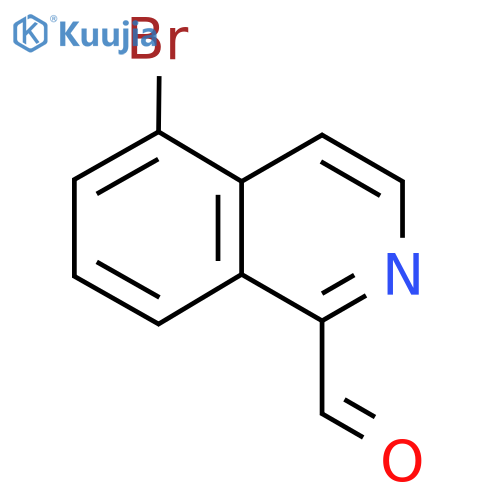 5-Bromoisoquinoline-1-carbaldehyde structure
