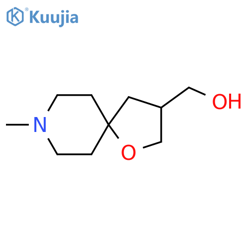 (8-methyl-1-oxa-8-azaspiro4.5decan-3-yl)methanol structure