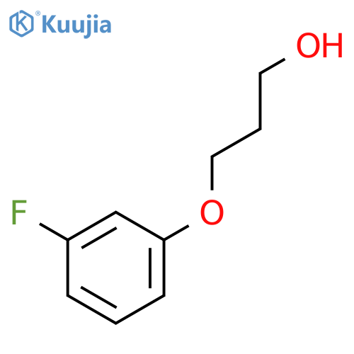 3-(3-fluorophenoxy)propan-1-ol structure