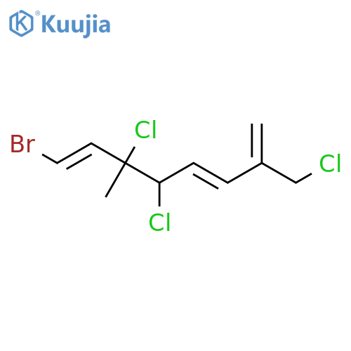 1,3,7-Octatriene,8-bromo-5,6-dichloro-2-(chloromethyl)-, [R*,R*-(E,E)]-(+)- (9CI) structure