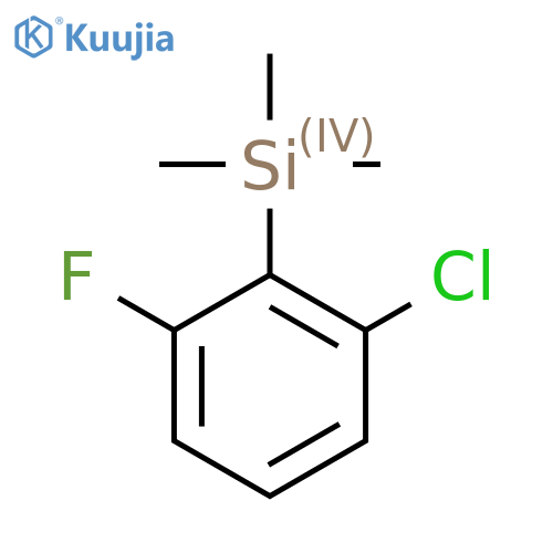 Benzene, 1-chloro-3-fluoro-2-(trimethylsilyl)- structure