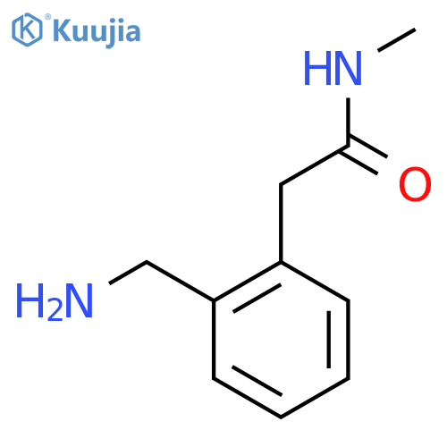 2-2-(aminomethyl)phenyl-N-methylacetamide structure