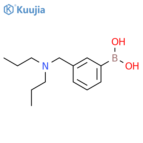 (3-((Dipropylamino)methyl)phenyl)boronic acid structure