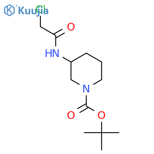 Tert-butyl 3-(2-chloroacetamido)piperidine-1-carboxylate structure