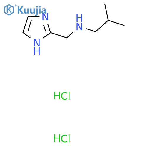 N-(1H-Imidazol-2-ylmethyl)-2-methylpropan-1-amine;dihydrochloride structure