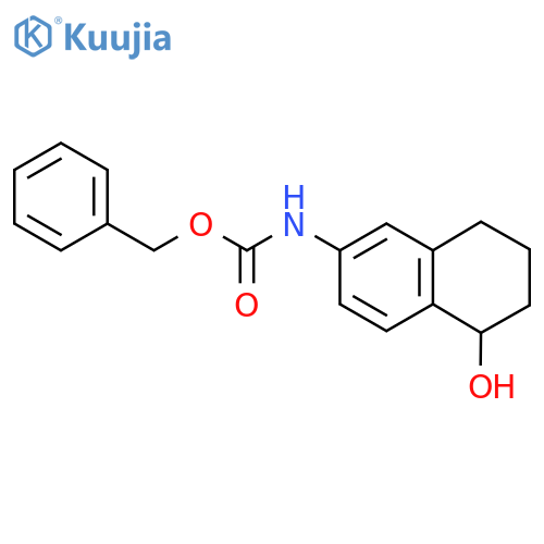 benzyl N-(5-hydroxy-5,6,7,8-tetrahydronaphthalen-2-yl)carbamate structure