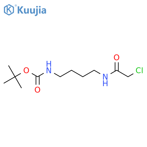 tert-Butyl N-4-(2-Chloroacetamido)butylcarbamate structure