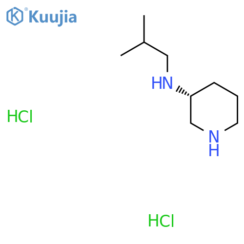 (R)-N-(2-Methylpropyl)piperidin-3-amine dihydrochloride structure