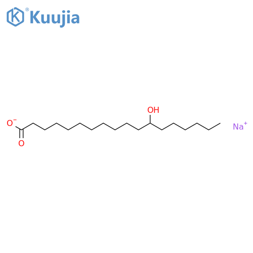 Octadecanoic acid,12-hydroxy-, sodium salt (1:1) structure