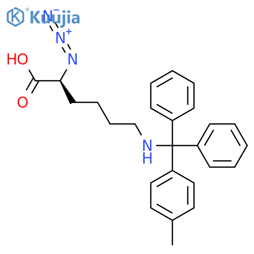N3-L-Lys(Mtt)-OH structure