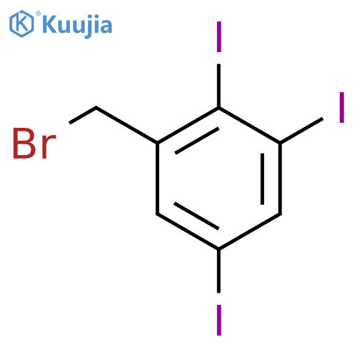 1-(Bromomethyl)-2,3,5-triiodobenzene structure