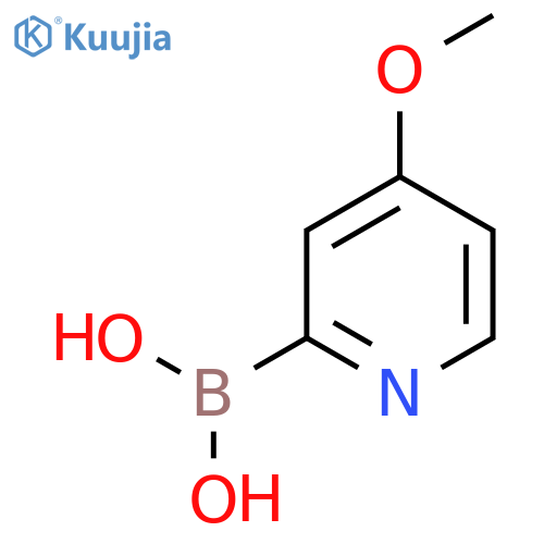 4-Methoxypyridine-2-boronic acid structure