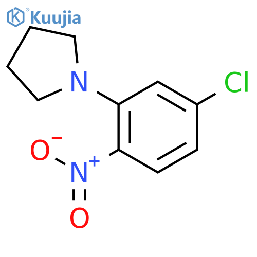 1-(5-Chloro-2-nitrophenyl)pyrrolidine structure