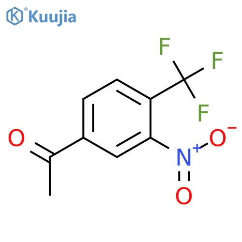 3'-Nitro-4'-(trifluoromethyl)acetophenone structure