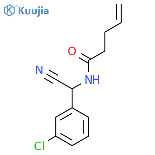 N-(3-chlorophenyl)(cyano)methylpent-4-enamide structure