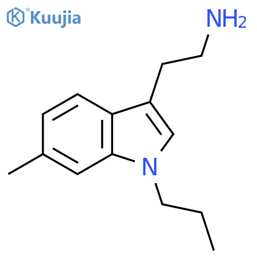 2-(6-methyl-1-propyl-1H-indol-3-yl)ethan-1-amine structure