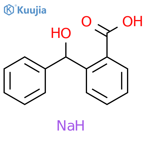 sodium 2-hydroxy(phenyl)methylbenzoate structure