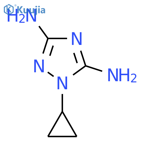1-cyclopropyl-5-imino-2,5-dihydro-1H-1,2,4-triazol-3-amine structure