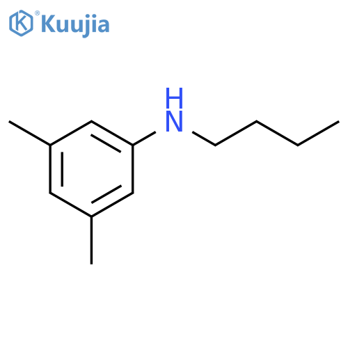 N-butyl-3,5-dimethylaniline structure