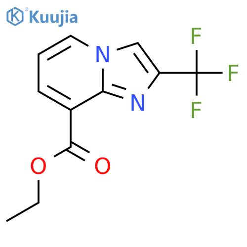 Ethyl 2-(trifluoromethyl)imidazo[1,2-a]pyridine-8-carboxylate structure